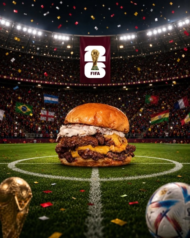Double smash cheeseburger